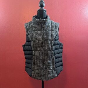 Ruff Hewn Black and Gray Textured Vest